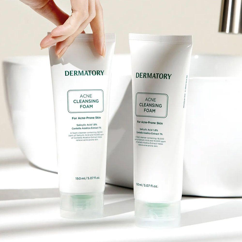 DERMATORY Pro Trouble Acne Cleansing Foam 150ml | Deep Clean & Oil Control